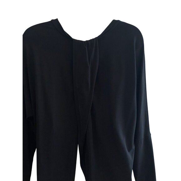 New Matilda Jane Womens Black Hi-Low Back-Slit Long-Sleeve Top S - Picture 8 of 11